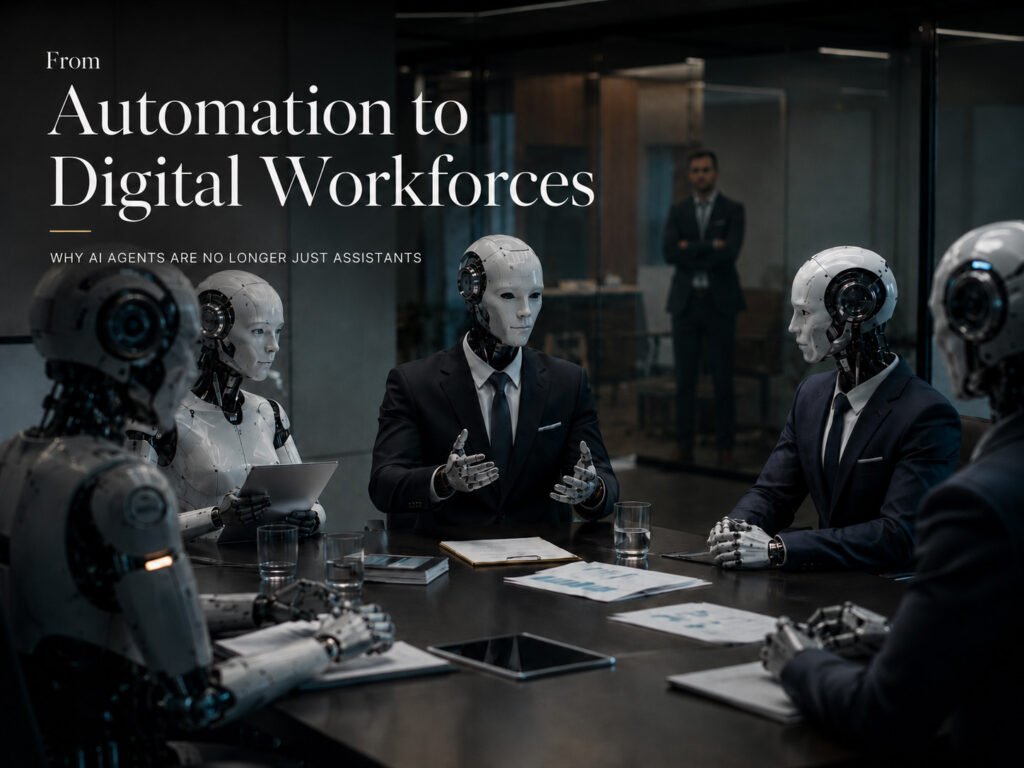From Automation to Digital Workforces Why AI Agents Are No Longer Just Assistants